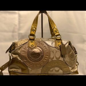 Coach patchwork Ashley satchel shoulder bag